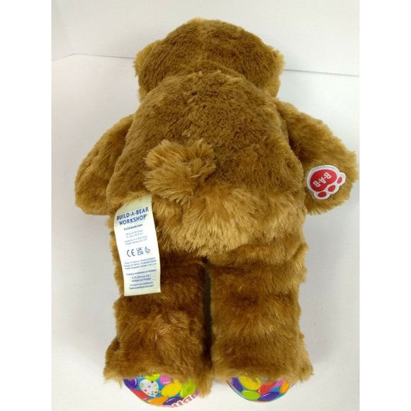 Brown Happy Birthday Build A Bear 16" Colored B-Day Balloons Soft Animal Plush - Picture 3 of 7